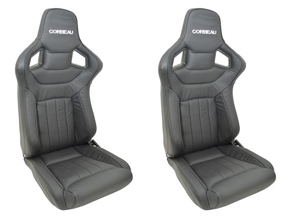 Front Seats Sportline Dakota Leather (Pair) - DA7311 - Corbeau